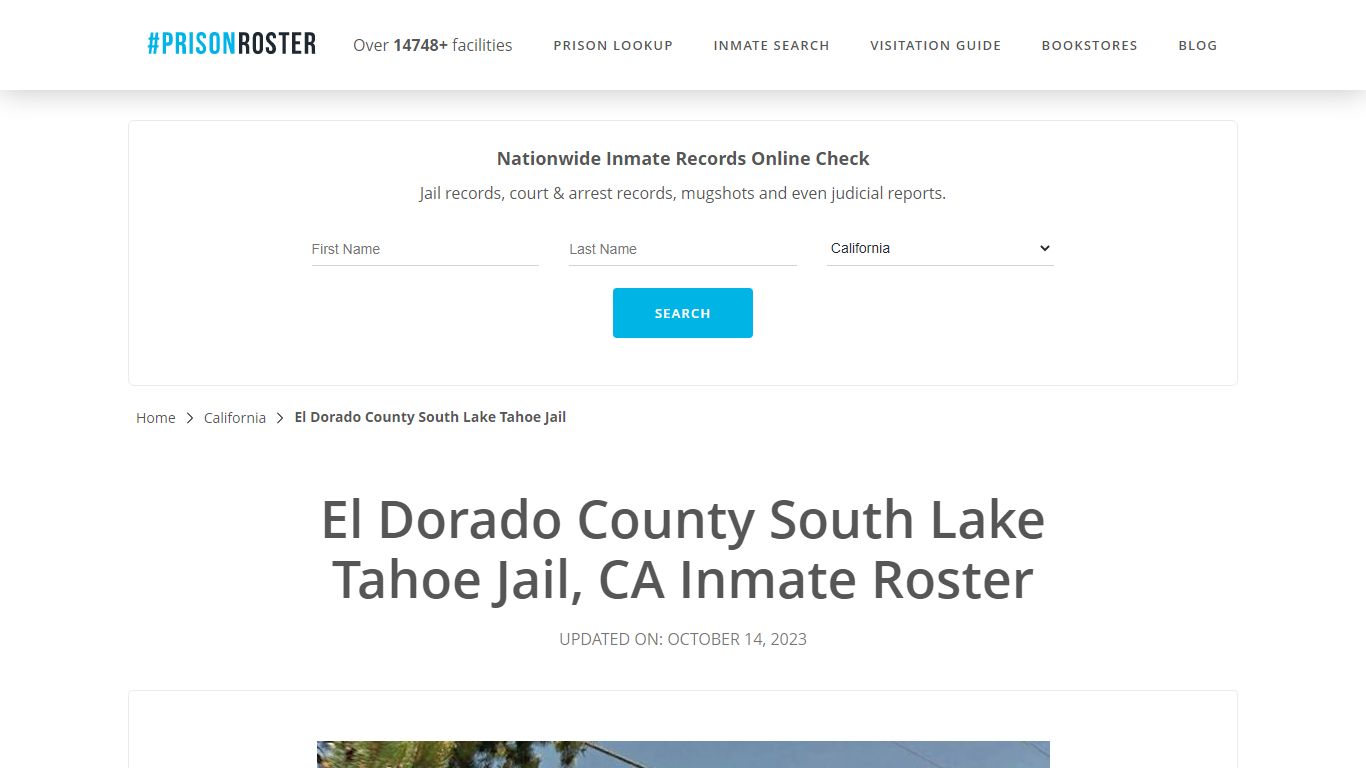 El Dorado County South Lake Tahoe Jail, CA Inmate Roster - Prisonroster